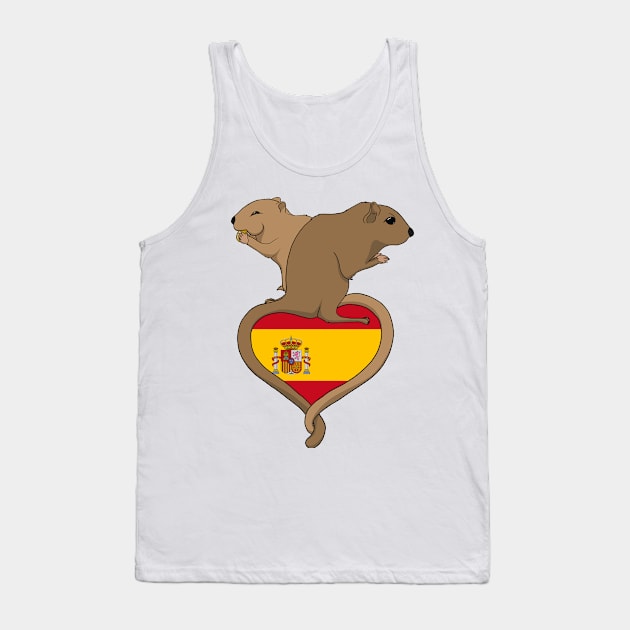 Gerbil Spain (light) Tank Top by RampArt